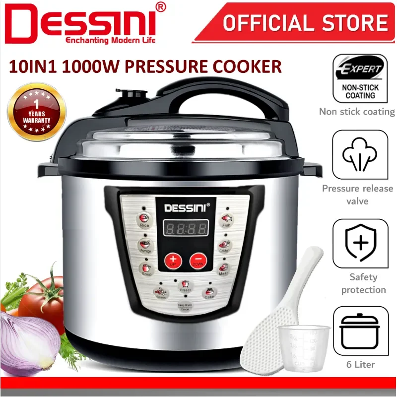 Dessini stainless steel pressure cooker sale