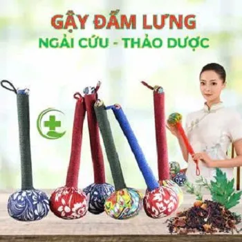 Búa Ngải Cứu Cây Đấm Lưng Ngải Cứu DIDOOGLT Massage Toàn Thân Hỗ Trợ Giảm Đau Nhức Cổ Vai Gáy
