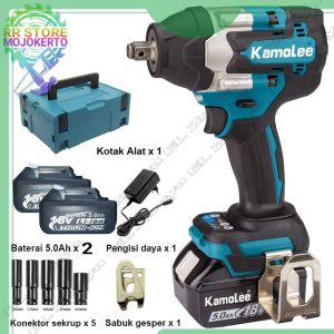 Diskon!! DTW700 1800Nm !!!TERBARU!!! KAMOLEE IMPACT WRENCH 18v / 21v