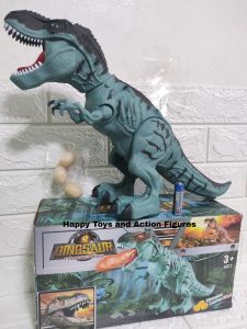 DINOSAUR T-REX TOY WALKING AND MOVING LAYING EGGS FUNCTION WITH LIGHTS AND SOUNDS TOY FOR KIDS