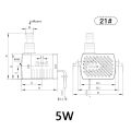 Water Pump/Pompa Aircooler Water Pump Air Cooler Sharp Arus Ac 5W. 