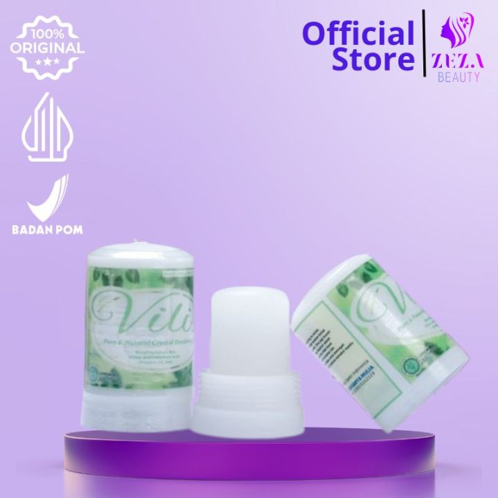 Tawas Deodorant alami anti bau ketiak penghilang bau badan Deodoran