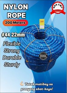 #44 22mm CMY BLUE POLYPROPLENE ROPE (200 Meters)/NYLON ROPE/LUBID/TALI