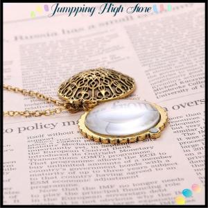 【Jumpping】 Vintage Chain Magnifying Hot Necklace Pendant Grandma Gift Metal Magnifier