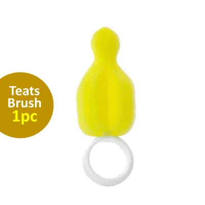 Fiffy Sponge Brush Bottle & Teats Nipples Baby Multi Function BPA Free Cleaning Safe Tools