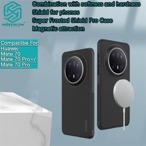 Nillkin เคสเคสกันกระแทกสำหรับ Huawei Mate 70 Pro +/Mate 70 Pro 5G Super Frosted Pro MagSafe ป้องกันการตกแม่เหล็กติดโทรศัพท์