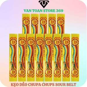 Kẹo dẻo vị chua CHUPA CHUPS hương trái cây hỗn hợp sour belt dây 7g