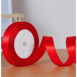 Ruy băng lụa thắc nơ trang trí . Dùng thắc nơ trang trí giỏ quà  giỏ hoa ... 1 Cuộn bản rộng ( 1cm_2cm_4cm ) Dài 20met