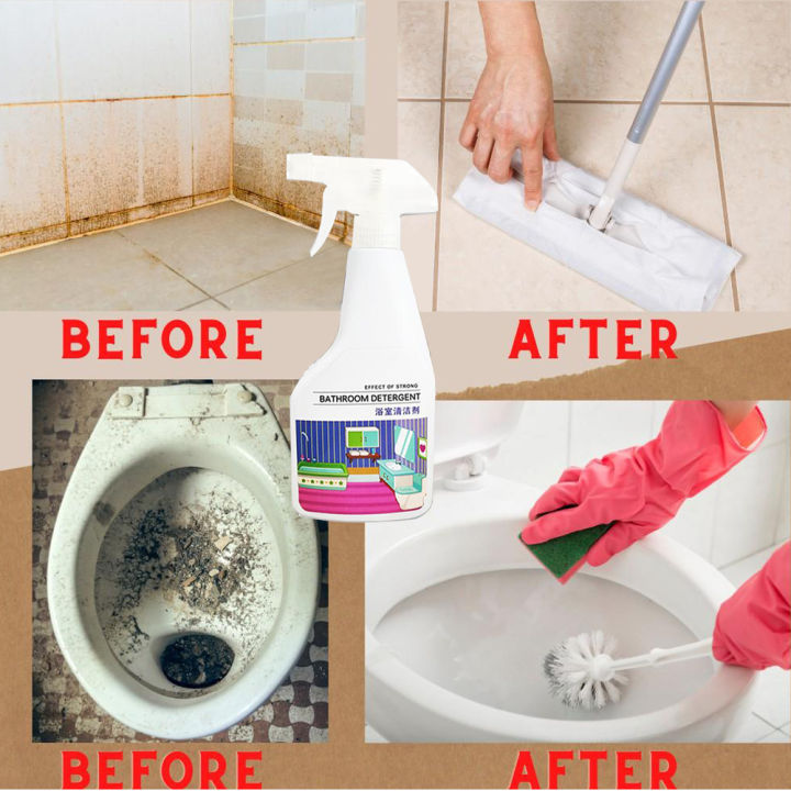 bathroom cleaner Multi-purpose cleaner spray 500ML Glass polishing ...