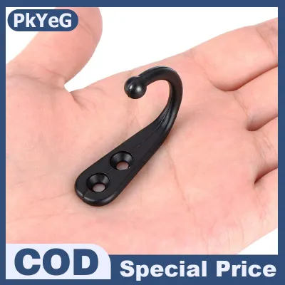 PkYeG 10 chiếc móc kim loại có ốc vít móc treo gắn tường dùng để treo áo khoác khăn túi xách mũ giá treo đồ nhà bếp phòng tắm