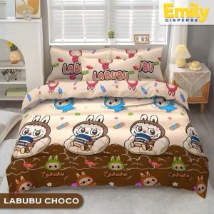 SPREI MOTIF LABUBU LUCU // SPREI ANAK MOTIF LABU-LABU