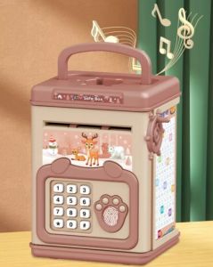 Heo Đất Điện Tử Hoạt Hình 2023 Máy ATM Có Mật Khẩu Hộp Tiết Kiệm Tiền An Toàn Đồ Trang Trí Nhà Cửa Dung Tích Lớn Cho Trẻ Em Bé Trai Bé Gái Quà Tặng Sinh Nhật