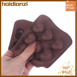 haidianzi 1Pc 15 Hole Three-dimensional Heart-shaped Silicone Mold DIY Chocolate Ice Grid Mousse Mold Soft Candy Baking Mold
