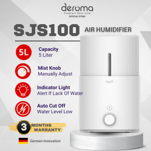 Deroma Deerma SJS100 Air Humidifier Aroma Oil Space & Carbon Filter (5L) or + Deroma Essential Oil