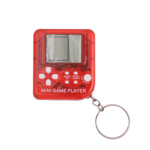 Pocket Mini Classic Game Machine Keychain Childrens Handheld Retro Nostalgic Game Console With Keyring Video Game 26 Games Gift