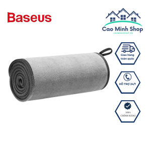 Khăn lau ô tô xe hơi Baseus 3 lớp vải sợi siêu thấm hút hàng chính hãng cao cấp - Cao Minh Shop