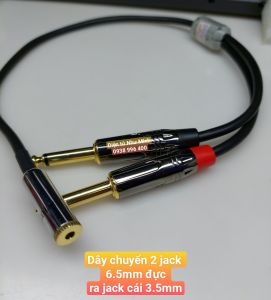 Dây chuyển Tai Nghe 6.5mm (đực ) ra 3.5mm (cái )