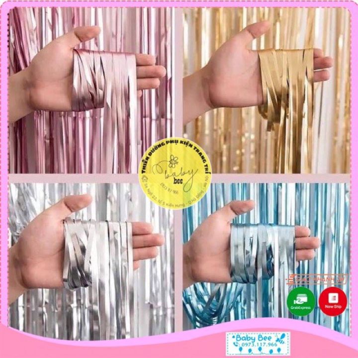 Rèm tua rua màu Hologram 1mx2m (Rèm lì), Rèm ánh cầu vồng trang trí ...