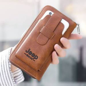 【24 Hour Shipping🚗✔️】Manbang Mens Wallets RFID Genuine Leather Trifold Wallets For Men with ID Window and Credit Card Holder