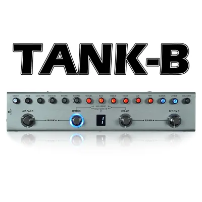 M-VAVE Tank-G Guitar & Tank-B Bass V2 Multi-Effects Pedal with 36 Presets and Rechargeable Power