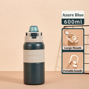 Cille Same Color Stainless steel cup double-layer water cup with lid/ tea cup /office thermos cup with lid with handle Tyeso Same Style