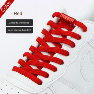 LP9U Semicircle No Tie Shoelaces Locking Man Women Sneakers Quick Shoelaces Creative Elastic Lazy Shoe Laces Shoe Accessories