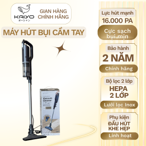 Máy hút bụi cầm tay Kaiyo lực hút siêu mạnh 16000Pa sạch bụi tinh tươm