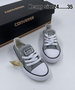 รองเท้าผ้าใบเด็ก Convers All Star kid (Sz.24-35) เบา ใส่สบาย ทรงสวย  รองเท้าลำลองเด็ก รองเท้าเด็กผู้ชาย รองเท้าเด็กผู้หญิง 99B026
