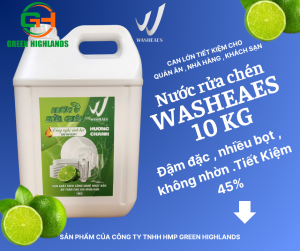 Nước Rửa Chén Sinh Học 1Kg6 WASHEAES