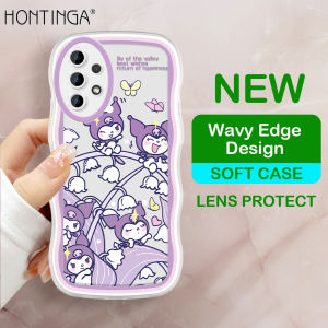 Hontinga Casing Case For Samsung Galaxy A14 5G A13 5G A20 A20S A21S A22 5G A23 A30 A30S A31 4G Case Transparent Clear Cases Anime My Melody Kuromi Soft Silicone Wavy Rubber Cases Back Cover Phone Case Softcase Casing For Girls