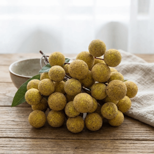 GJURD Realistic Simulation Longan Handicrafts Lifelike Artificial Fruit Home Decor Decorative Foam Longan Model Shopwindow Ornament