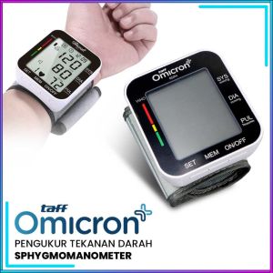COD TaffOmicron Pengukur Tekanan Darah Tensimeter Sphygmomanometer Voice - RZ204 / tensimeter digital otomatis akurat dapat menyimpan data tekanan darah tinggi bagus viral terbaik otomatis akurat bersuara pergelangan tangan murah terbaik bagus top viral