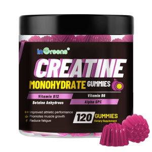 inGreens 6000mg Creatine Monohydrate GummiesPotent Creatine SupplementBoost Muscle RecoveryHalalPassion Fruit