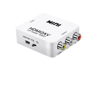 RCA AV to HDMI Converter High Quality HD 1080P AV2HDMI Adapter For TV PS3 PS4 PC DVD Xbox Projector AV To HDMI Converter B79
