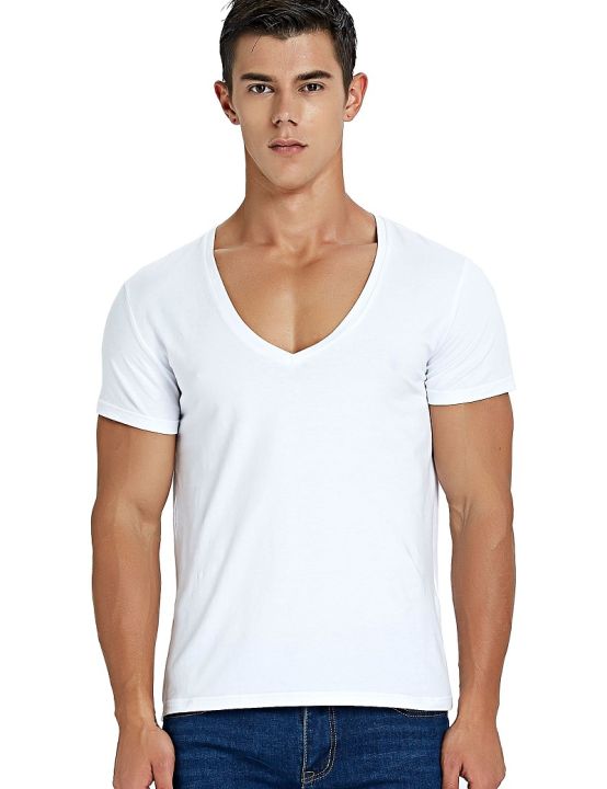 Low cut v neck best sale