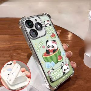 เคสสำหรับศัพท์ iTEL A70 เคสนิ่มซิลิโคนกันกระแทก ดีไซน์ใหม่สวยงามกระจกน่ารักพร้อมที่วาง SJCXGZJ01