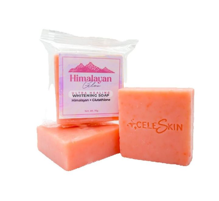 Himalayan Glow Ultra healing whitening soap Himalayan Glutathione with  collagen vitamin C 70g for eczema psoriasis