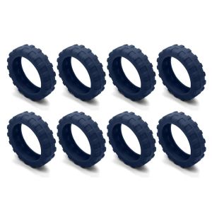 PL 8PCS/Set Travel Luggage Caster Shoes Suitcase Parts Axles Silicone Suitcase Wheels Protection Cover with Silent Sound Reduce Noise Trolley Box Casters Cover