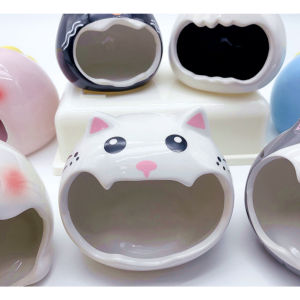 บ้านเซรามิกปากแมวขาว หนูแฮมสเตอร์ เม่น กระรอก ชูก้า สัตว์เลี้ยงขนากเล็กอื่นๆ