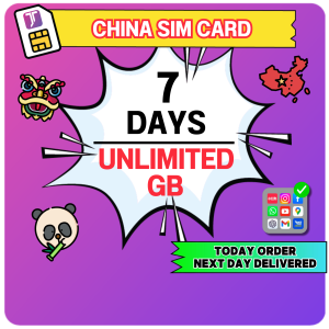 J Travel 【 China SIM Card 】HK CAN USE UNLIMITED HOTSPOT China SIM Card With VPN 中国SIM卡 China Simkad