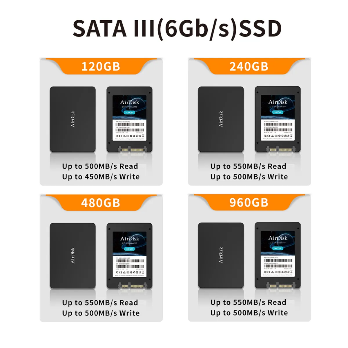 AIRDISK AS10X-120GB1G S10 120GB SATA 2.5