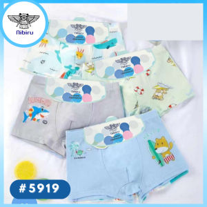 NIBIRU Celana Dalam Boxer Anak Laki 3-10 Thn Katun Premium 5919 (2pcs) Murah Harga Grosir