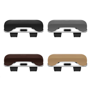 Universal Fit Car Storage Organizer Auto Visors Sunglasses Holder Hard Shell ABS Eyeglasses Case Clamp On for Daily Use