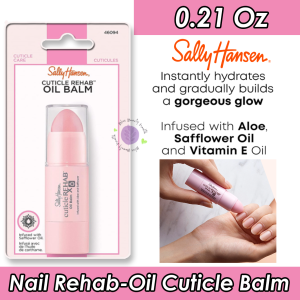 Sally Hansen Vitamin E USA Nail and Cuticle Oil l Instant Cuticle Remover l Nail Rehab-Oil Cuticle Balm