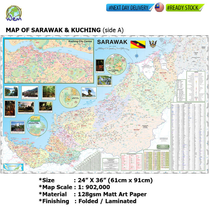 Road Map Of Sarawak Kuching Sibu Miri Peta Panduan Jalan Sarawak   A99fe06949f37e5cfaa21510a828b1ac  720x720q80 