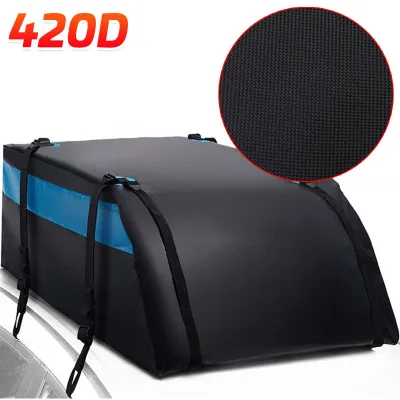 【Best-Selling】 132x97x46cm Large Waterproof Protected Car Cargo Roof Bag Carrier Cargo Luggage Travel Bag For SUV Vehicles