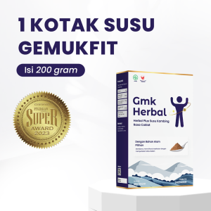 Gemukfit Penggemuk Badan Madu Susu Kapsul Suplemen GMK Herbal Halal BPOM Penambah Berat Nafsu Makan Nutrisi Alami Weight Gain Pria Wanita Vitamin Original Aman Efektif & Terpercaya