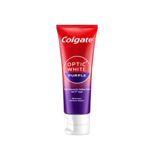[มี 5 แพ็คให้เลือก] ยาสีฟัน คอลเกต อ๊อพติค ไวท์ เพอร์เพิล 100 กรัม Colgate Optic White Purple 100g.