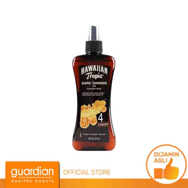 Hawaiian Tropic Dark Tanning Oil SPF 4 240Ml Lazada Indonesia
