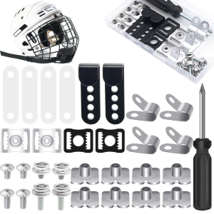 Hockey Helmets Repair Kits Football Helmets Repair Kits Football Helmets Hardware Kits for Baseball Ice Hockey Sports